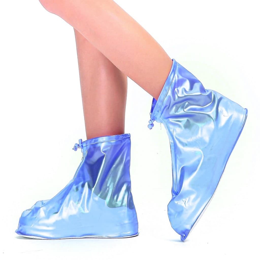 Capa de Chuva para Sapato Reutilizável Cano Alto Impermeável PVC - BM- A699