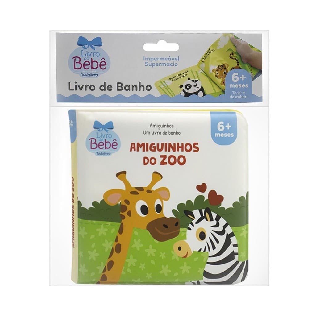 Um Livro de Banho - Amiguinhos do Zoo - Todolivro