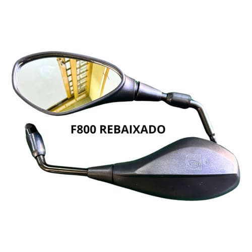 Retrovisor Attack Moto Parts F800 Rebaixado Rosca Honda Bmw