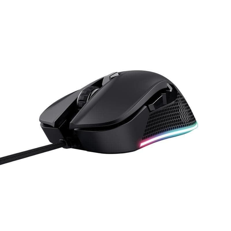 Mouse Gamer Trust Ybar RGB 7200DPI 6 Botoes