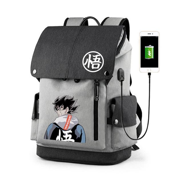 Mochila escolar Dragon Ball, mochila de estudante Son Goku, mochila de grande capacidade