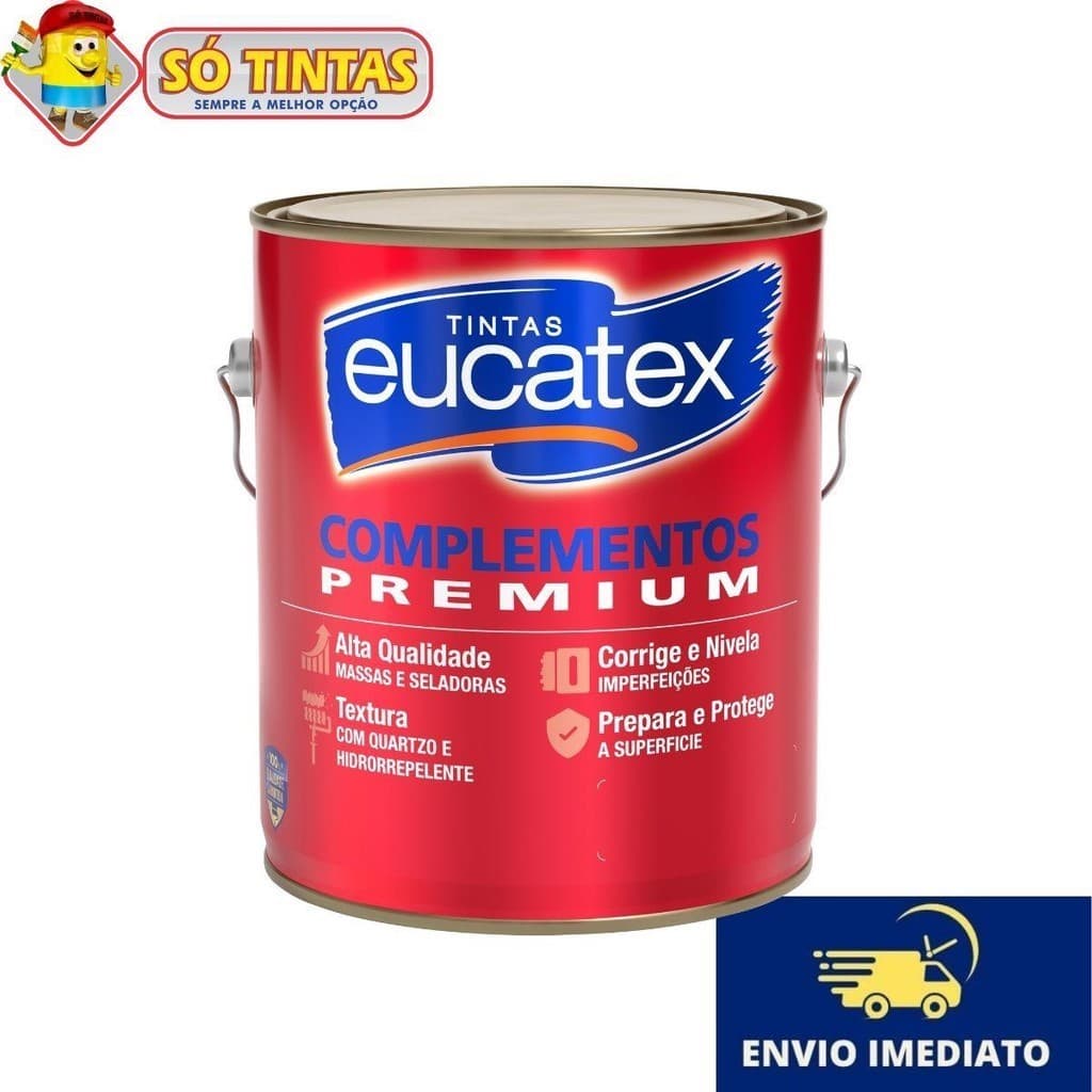 Fundo Preparador de Paredes Eucatex 3,6L Incolor A Base de água Fácil Aplicação