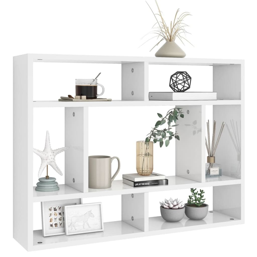 PRATELEIRA DECORATIVA NICHO 70X90CM FIXA DE PAREDE BRANCO