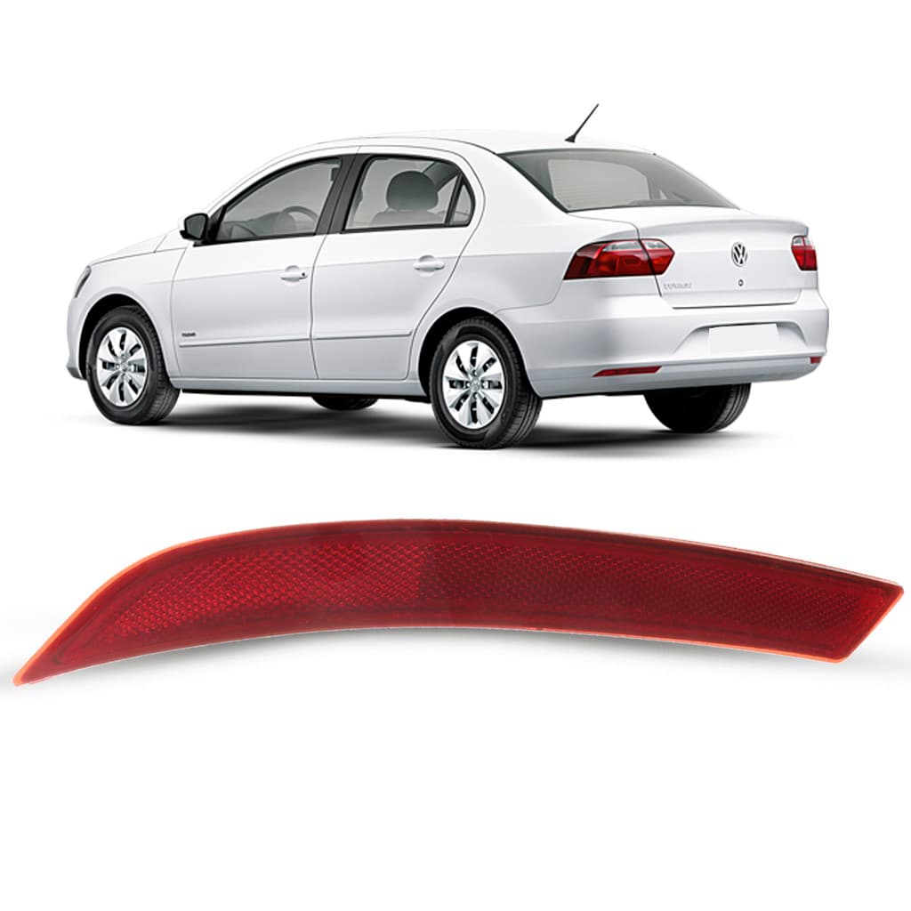 Refletor Lanterna Olho de Gato Para-Choque Traseiro Volkswagen Voyage G6 G7 2013 2014 2015 2016 2017 2018 2019 2020 2021