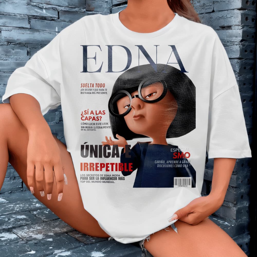 Camiseta feminina oversize algodão estampada para todos os estilos