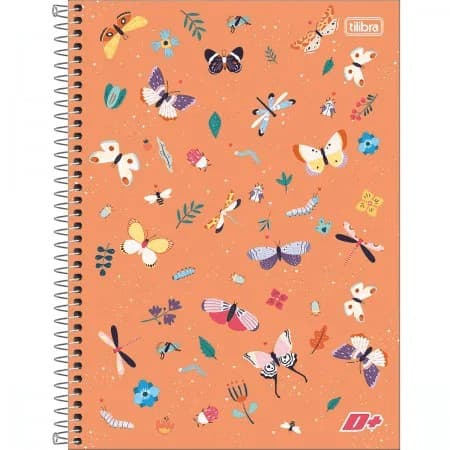 Caderno Tilibra D+ Feminino 20 Matérias 400 Folhas