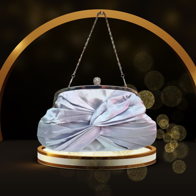 Carteira Clutch Bolsinha Feminina De Mão Festa Correia Ombro Dourado Prateado Rosa