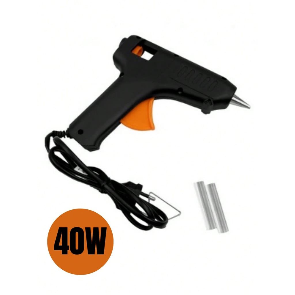 Pistola Cola Quente 40W Bivolt 2 Bastões Artesanato