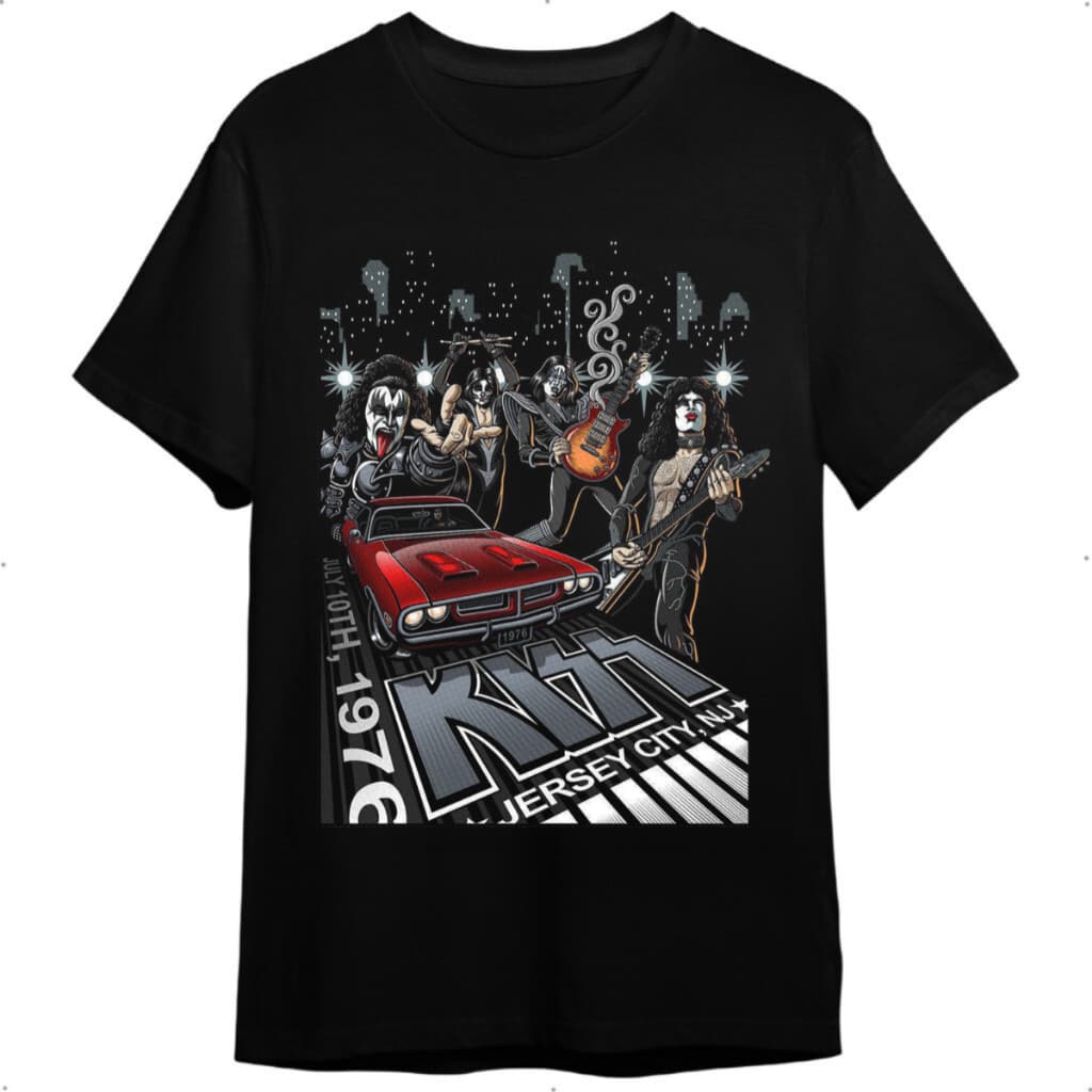 Camiseta Banda Kiss Rock Tshirt 100% Algodão Premium Estampa
