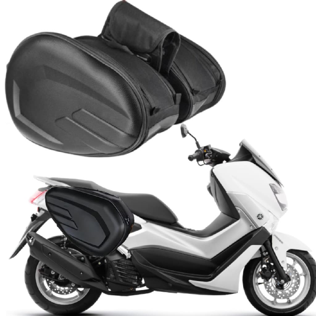 Alforges Bolsa Para Motos Bau Moto Entrega 58L Bau Lateral Yamaha Nmax 150 160 Scooter