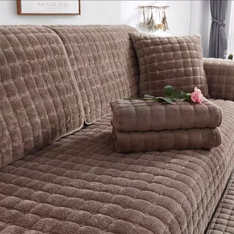 Capa De Sofá Universal Antiderrapante, Almofada De Flanela Para Sofá, 90x90 Cm