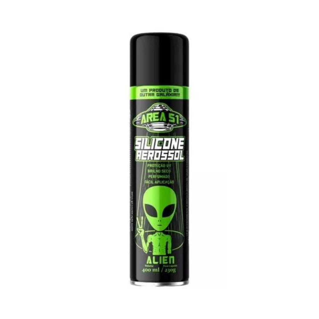 Destaque Silicone Spray Perfumado Alien 400ml Centralsul