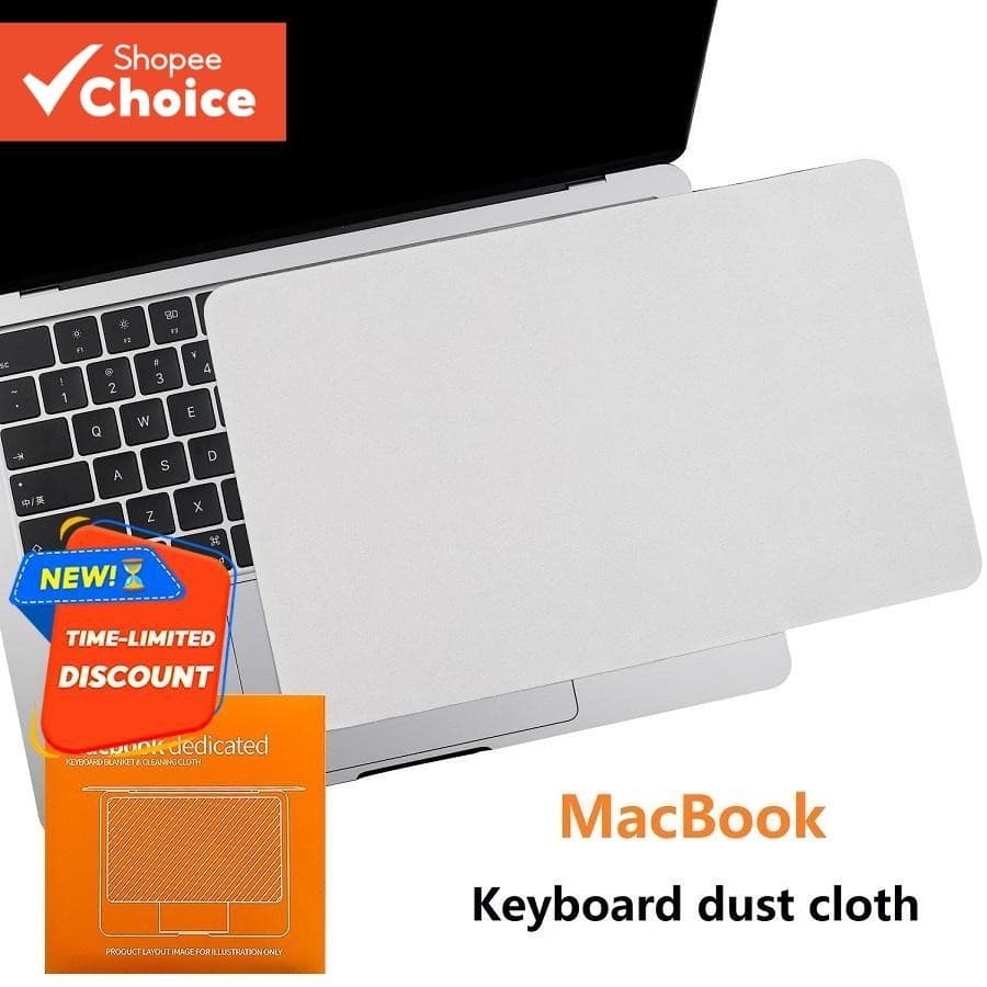 Capa De Pano De Microfibra Para Teclado , Protetora Contra Poeira Laptop De 13 Polegadas MacBook Pro Notebook 14 16