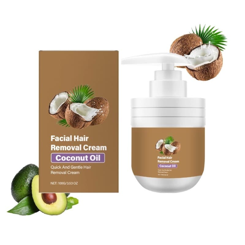 Sensitive Skin Face Creme Depilatório Coco Perfumado Ação Rápida Para Homens
