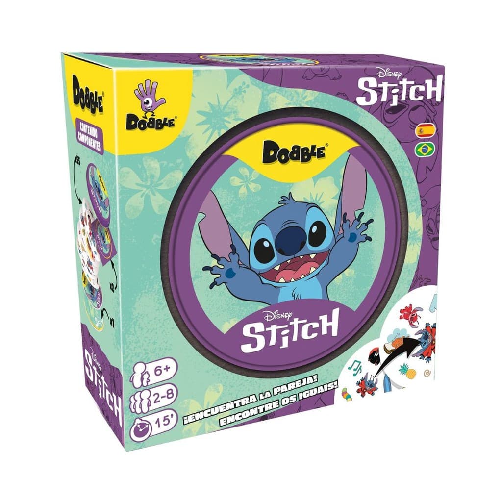 Jogo Dobble Stitch - Disney Lilo e Stitch Stitch Galapagos