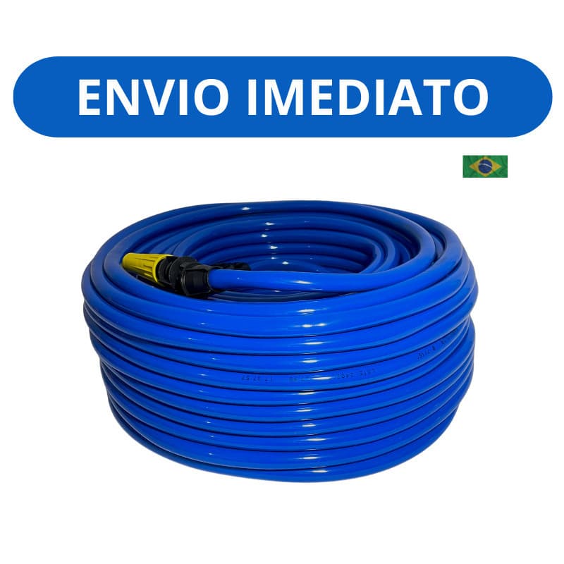 Mangueira de Jardim 50 Metros Reforçada Lisa Flexivel Mangueiras nao dobra