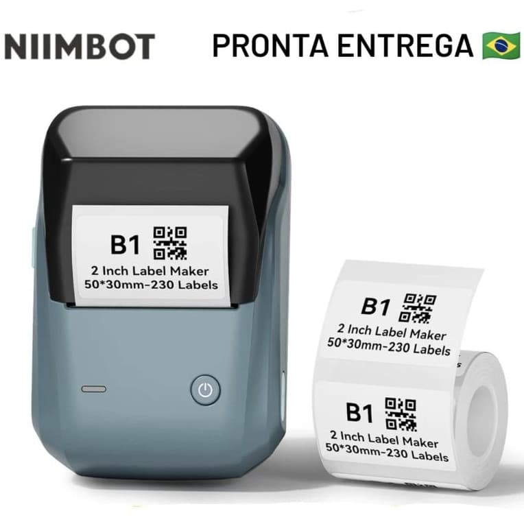 Impressora De Etiquetas Térmicas De Bolso Sem Fio Portátil NIIMBOT B1