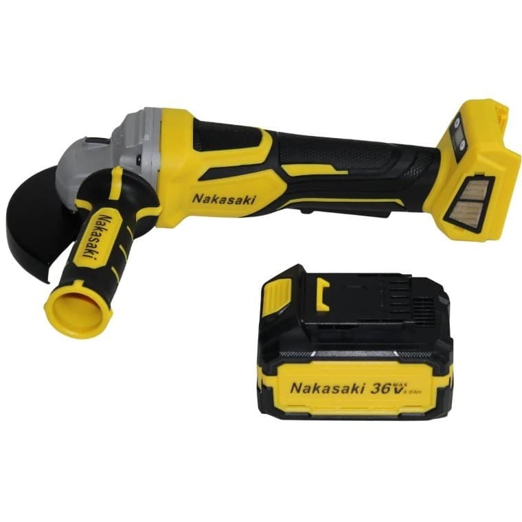 ESMERILHADEIRA ANGULAR 36V LINHA PREMIUM PROFISSIONAL NAKASAKI