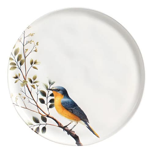 Jogo Com 6 Pratos Raso 27,5cm Bio Birdy Porto Brasil