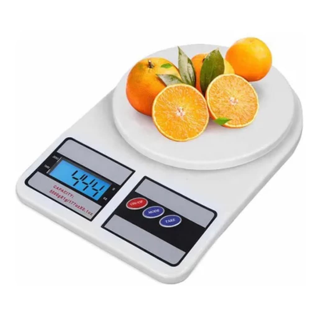 Balança Digital De Precisão Cozinha 10Kg Wellmix Cor Branc