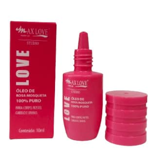 Óleo de Rosa mosqueta 100 % puro 10- ml - Max Love vld 5/2026