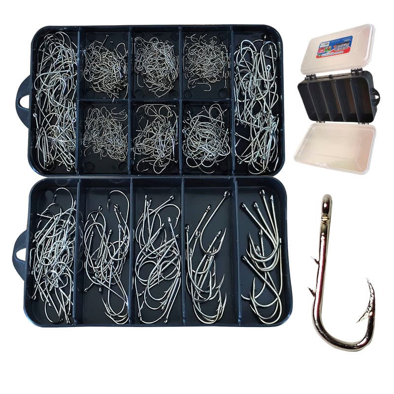 Kit Anzol De Pesca Tamanho 4/0 até Tamanho 18 Mosquitinho 480 Unidades Mais Estojo