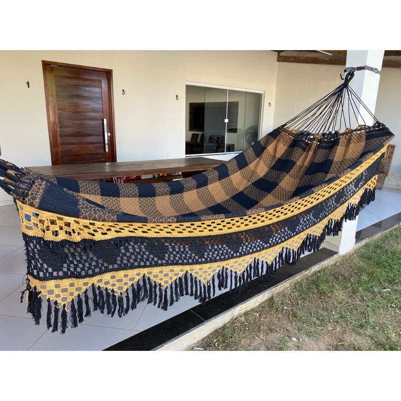 Rede De Dormir Descanso Bucho De Boi - Luxo gigante 4,5m Envio-Imediato - Luxo Para Casa