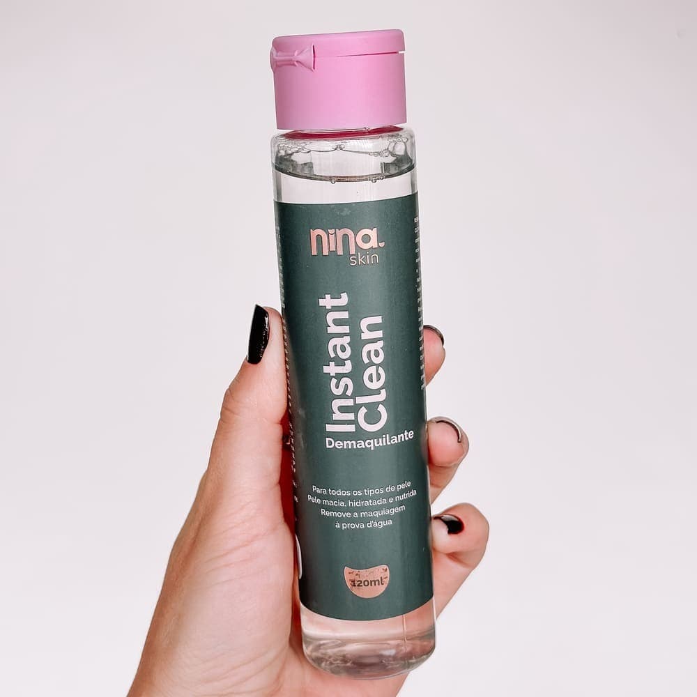 Demaquilante Instant Clean - Nina Makeup