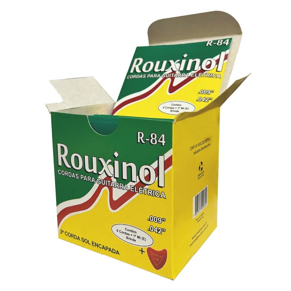 Encordoamento Rouxinol Para Guitarra Elétrica 009/042 R84