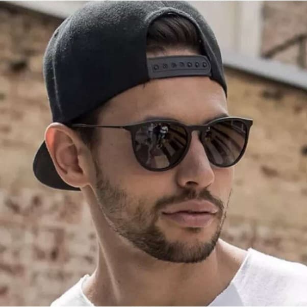 Óculos De Sol Masculino/Feminino Erica Vintage Retro Redondo Oval com Proteção UV400 Unissex