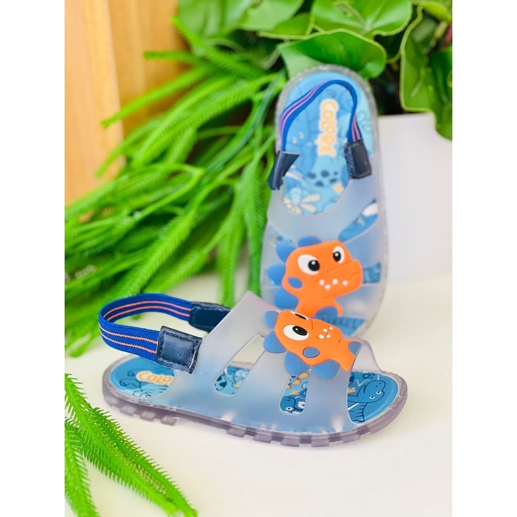 Sandália Infantil Menino Jump Colore Transparente