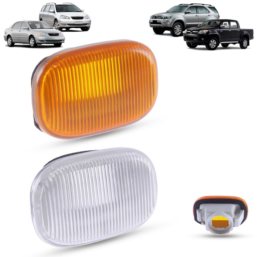 Lanterna Pisca Seta Lateral Toyota Corolla Fielder 2002 a 2008 Hilux Sw4 2005 a 2012