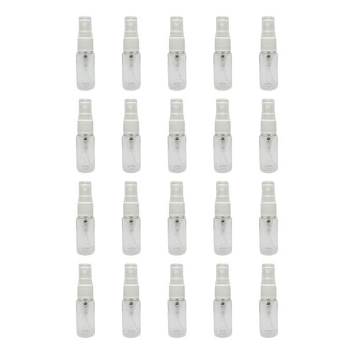 20 Frascos De Vidro 5ml Válvula Spray