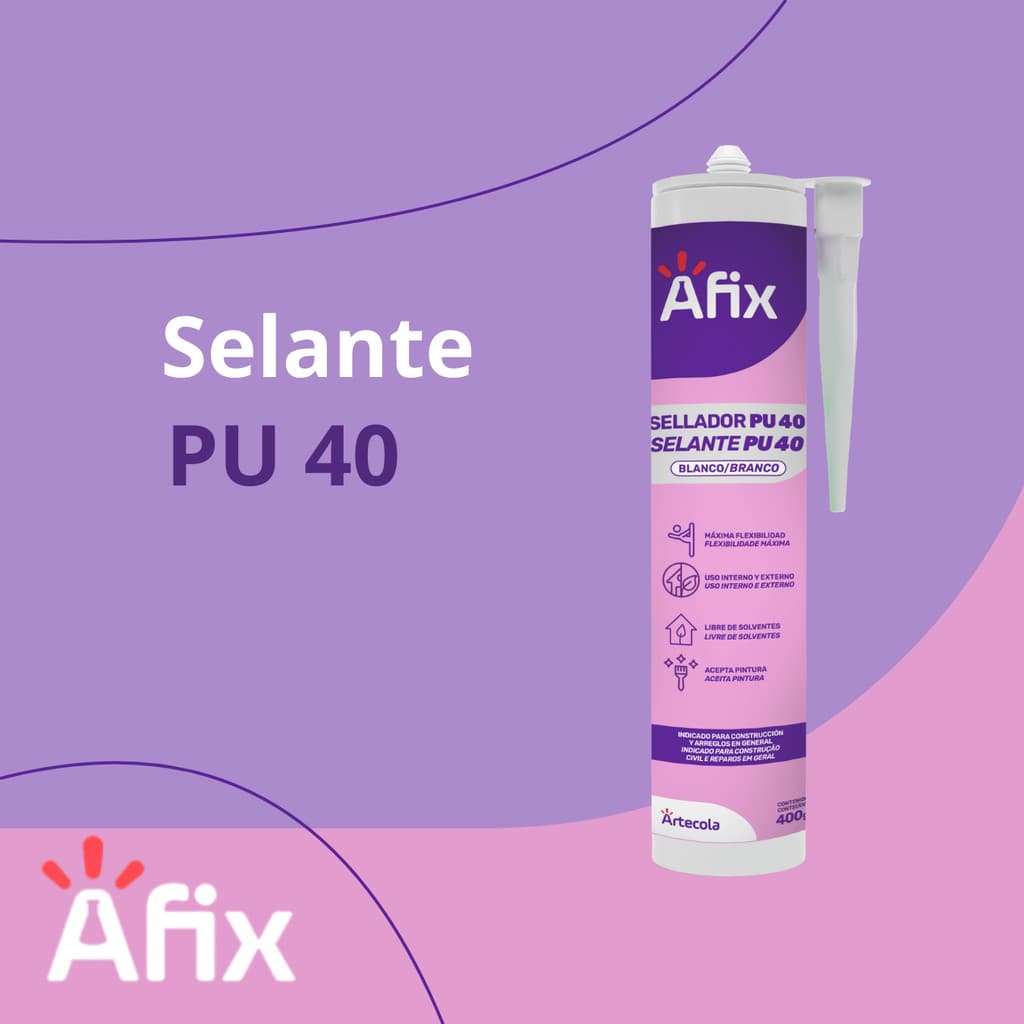 AFIX SELANTE PU 40 BRANCO 400G