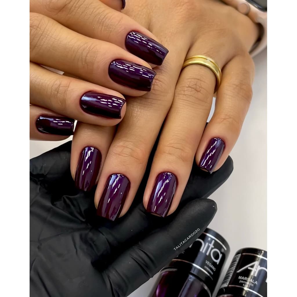 Misturinha Perfeita Com 2 Esmaltes - Esmalte Malbec + Esmalte Marsala - Anita
