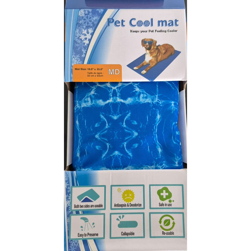 Tapete Gelado Refrigerado Para Cachorro Gato Médio 65x50 Cm