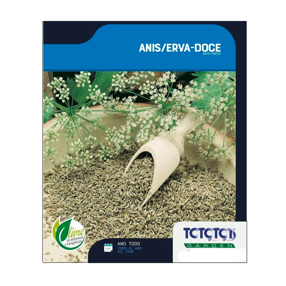 400 Sementes De Erva-doce (anis) Para Plantio