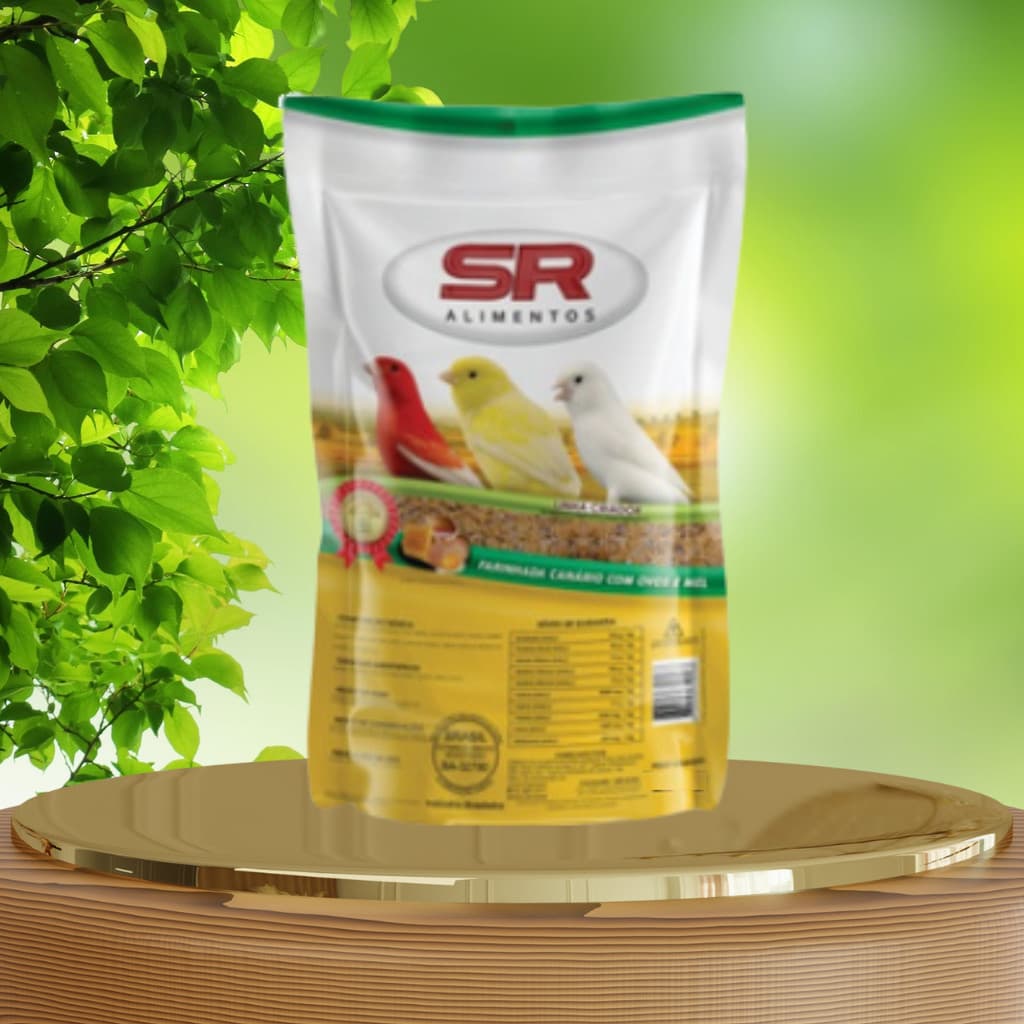 FARINHADA CANÁRIO COM OVOS E MEL - RAÇÃO SUPER PREMIUM – LINHA CRIADOR SR ALIMENTOS – 200g