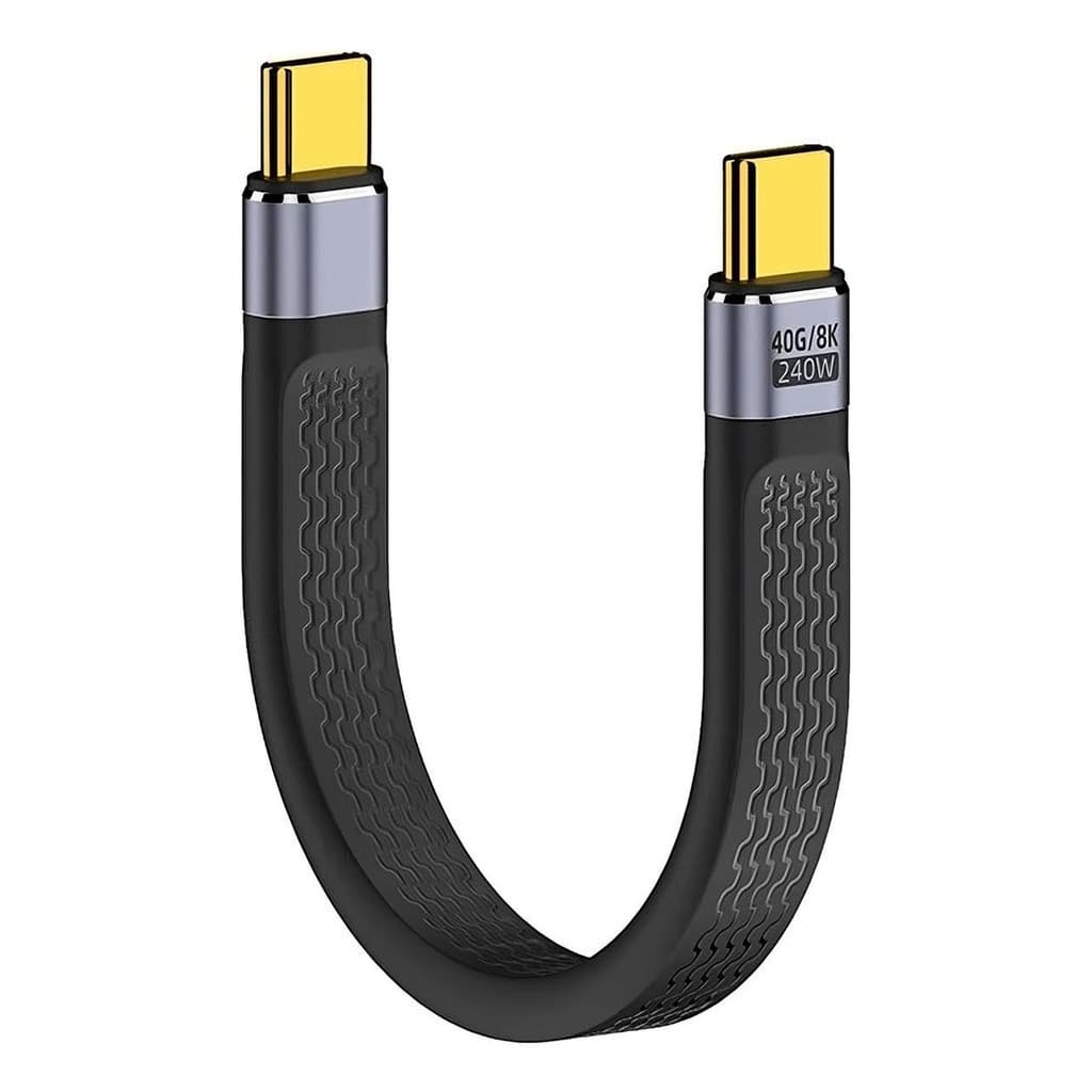Cabo Dados Usb 4.0 40gbps Pd 3.1 240w 5a Thunderbolt 3/4 8k