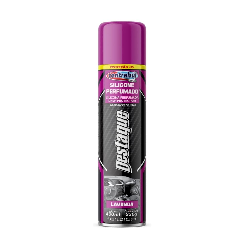 Silicone Spray Lavanda 400ml Centralsul 1 Unidade