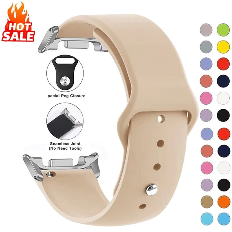 Pulseira De Silicone Esportiva Macia Para Samsung Galaxy Watch 8 40/44mm Relógio 8 Clássico/Ultra 2025 Relógio Wrist Ace