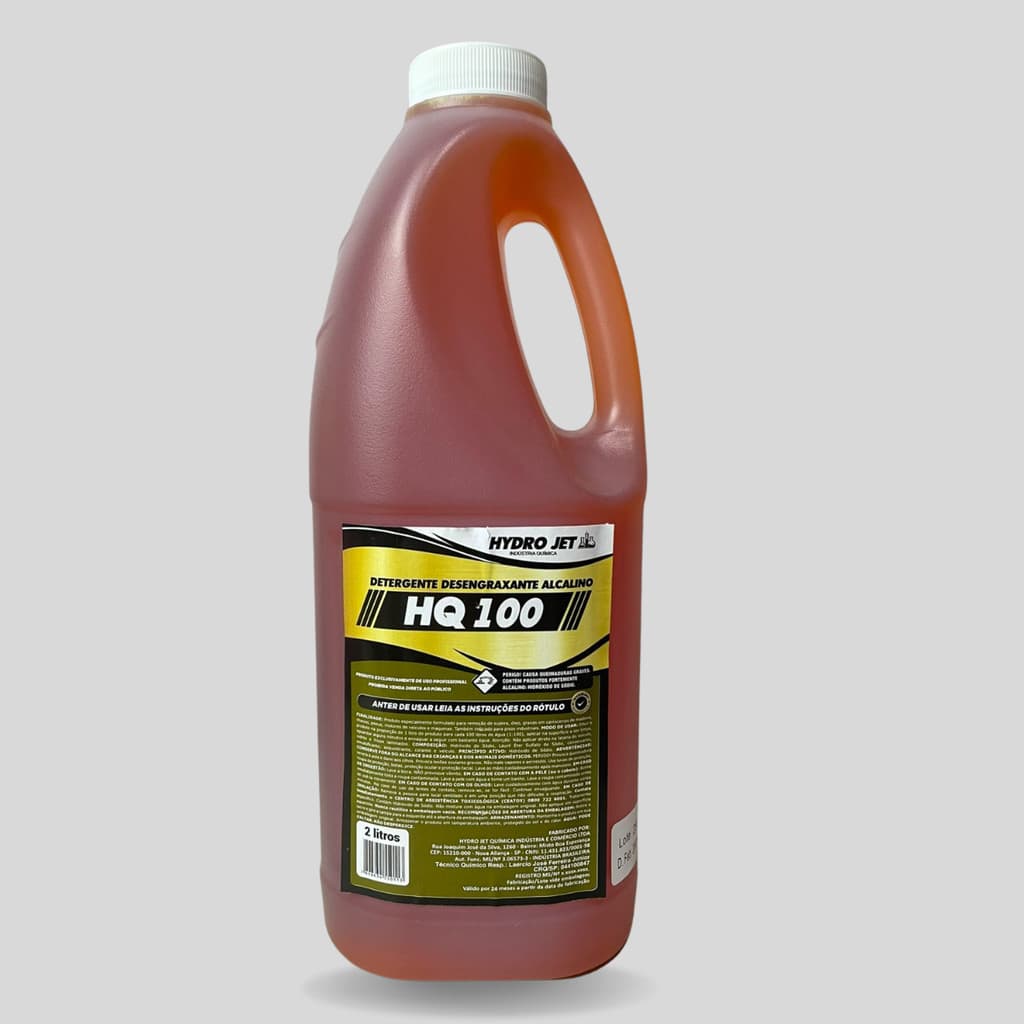 Detergente Desengraxante Solupan HQ40 1L para 100Litros de água Uso geral Automotivo Limpeza Pesada 2L Hidro Jet