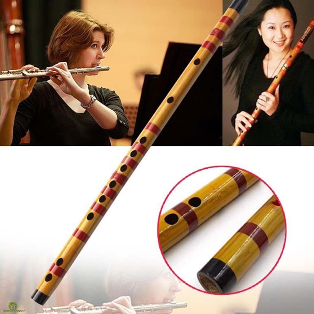 Flauta De Bambu Para Estudantes D-Key Dizi Amargo Crianças E Adultos