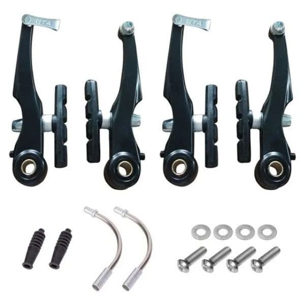 FREIO V-BRAKE P/ BIKE DE ALUMINIO  4 PCS PRETO