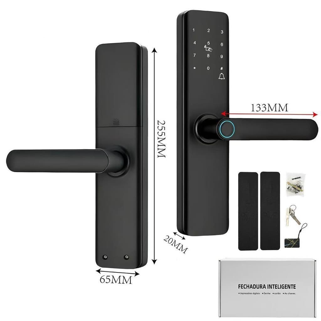 Smarthome Fechadura Digital Biométrica Eletronica Touch Biometria fang
