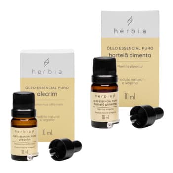 Kit Estimulante de Óleos Essenciais 100% Puros – Herbia