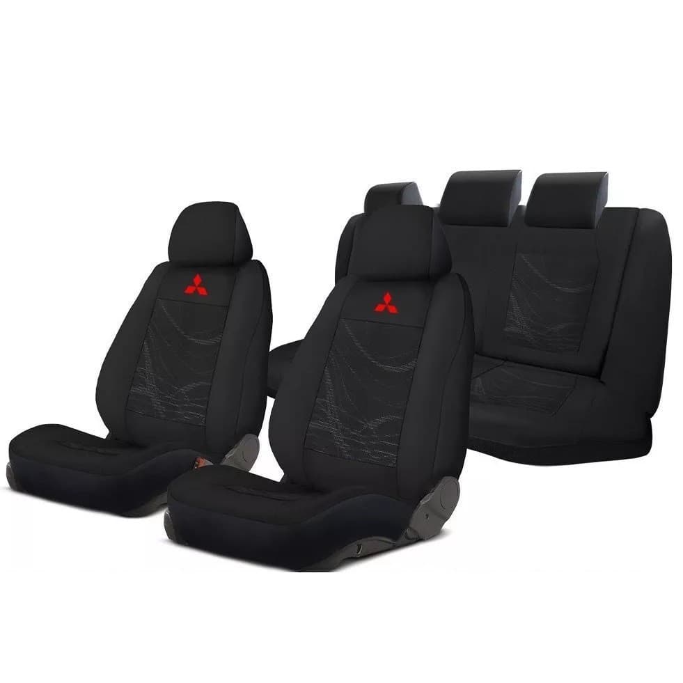 Kit capa banco carro tecido grosso reforçado Mitsubishi L200