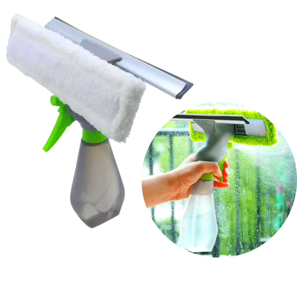 Rodo Mob 3 em 1 Spray Microfribra Limpa Vidro Reservatório 250 ml