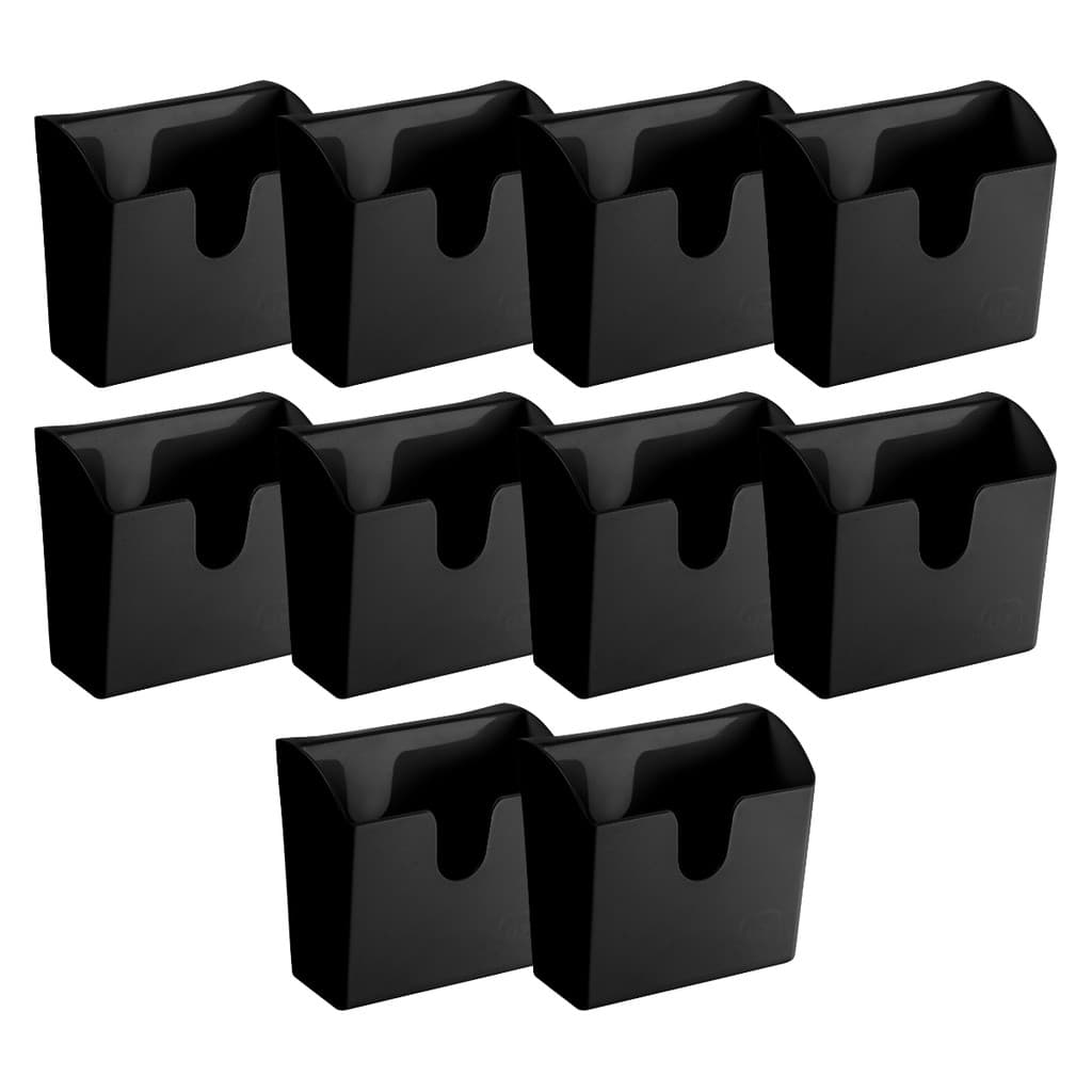 Kit 10 Porta Guardanapo Plástico Cozinha Mesa Restaurante Slim Compacto BPA Free UZ418 - Cores