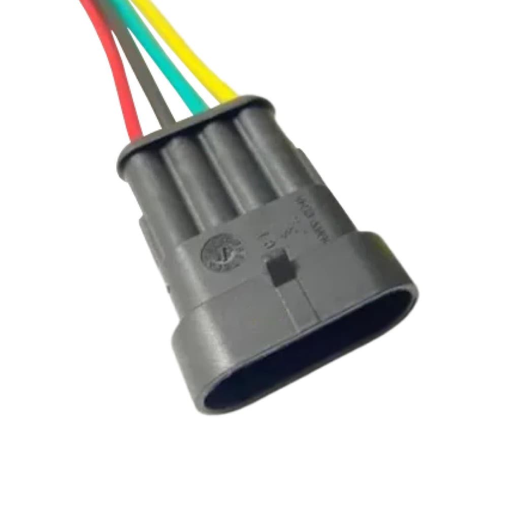 Kit 10 Conector Selado Universal Macho 4 Vias (2066) Tarponn